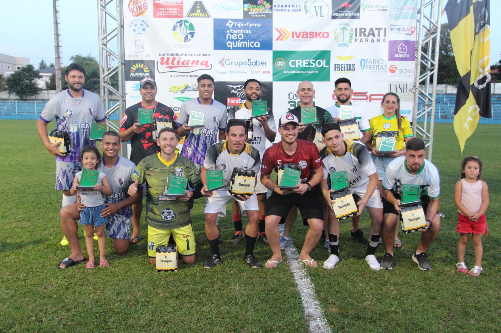 Final do 45º Campeonato Varzeano de Futebol foi realizado no Sábado em Irati